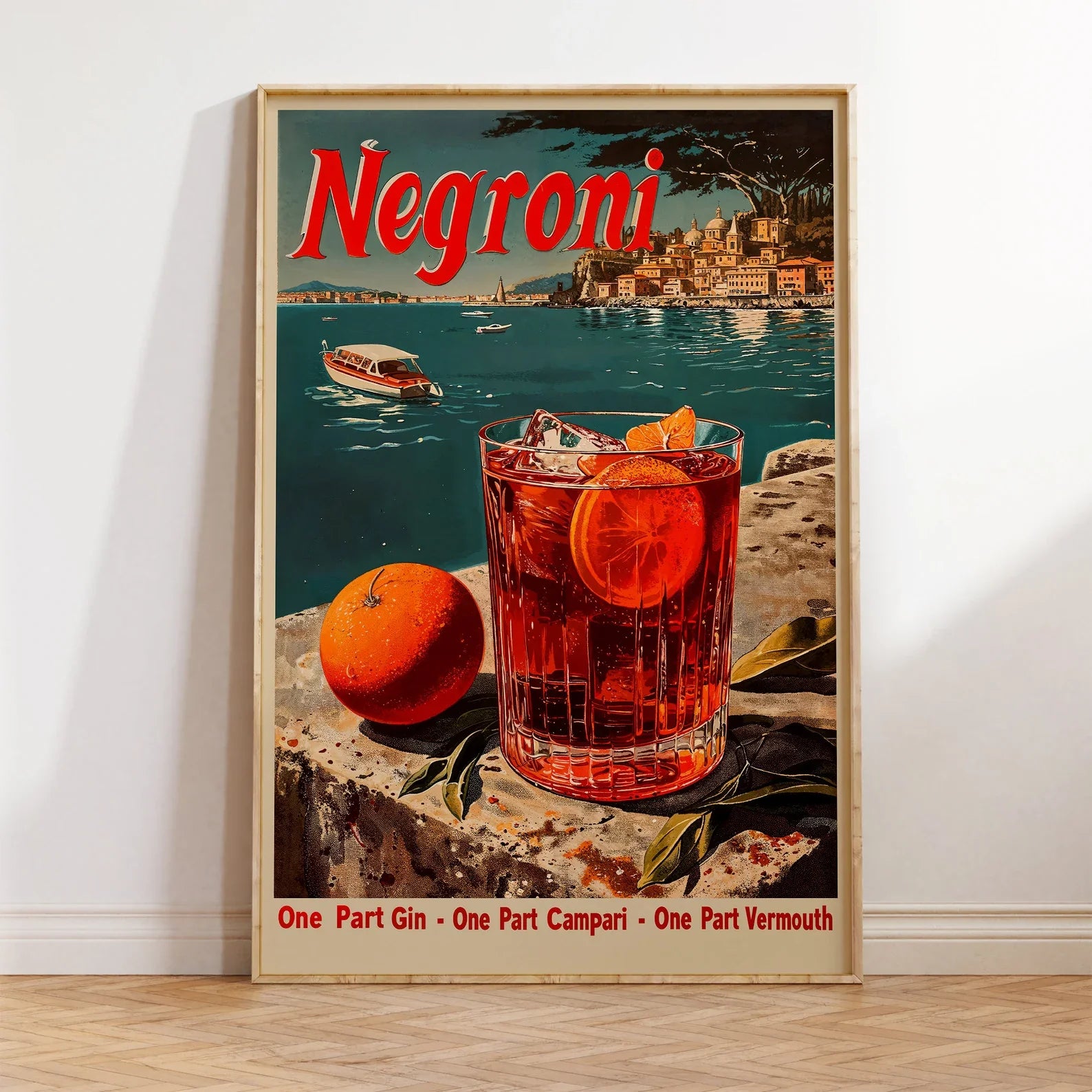 At the Beach with Negroni