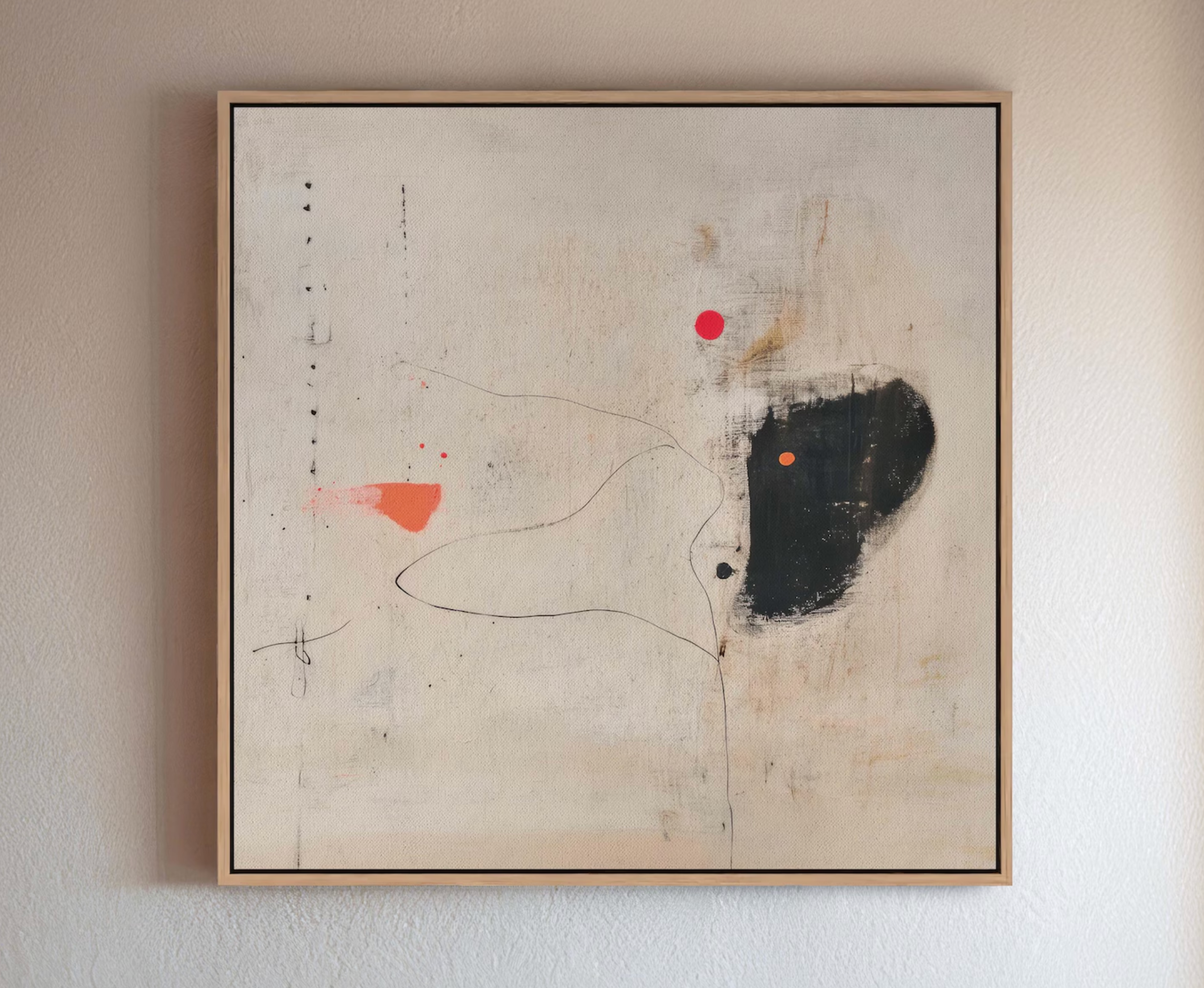 Abstract with Orange