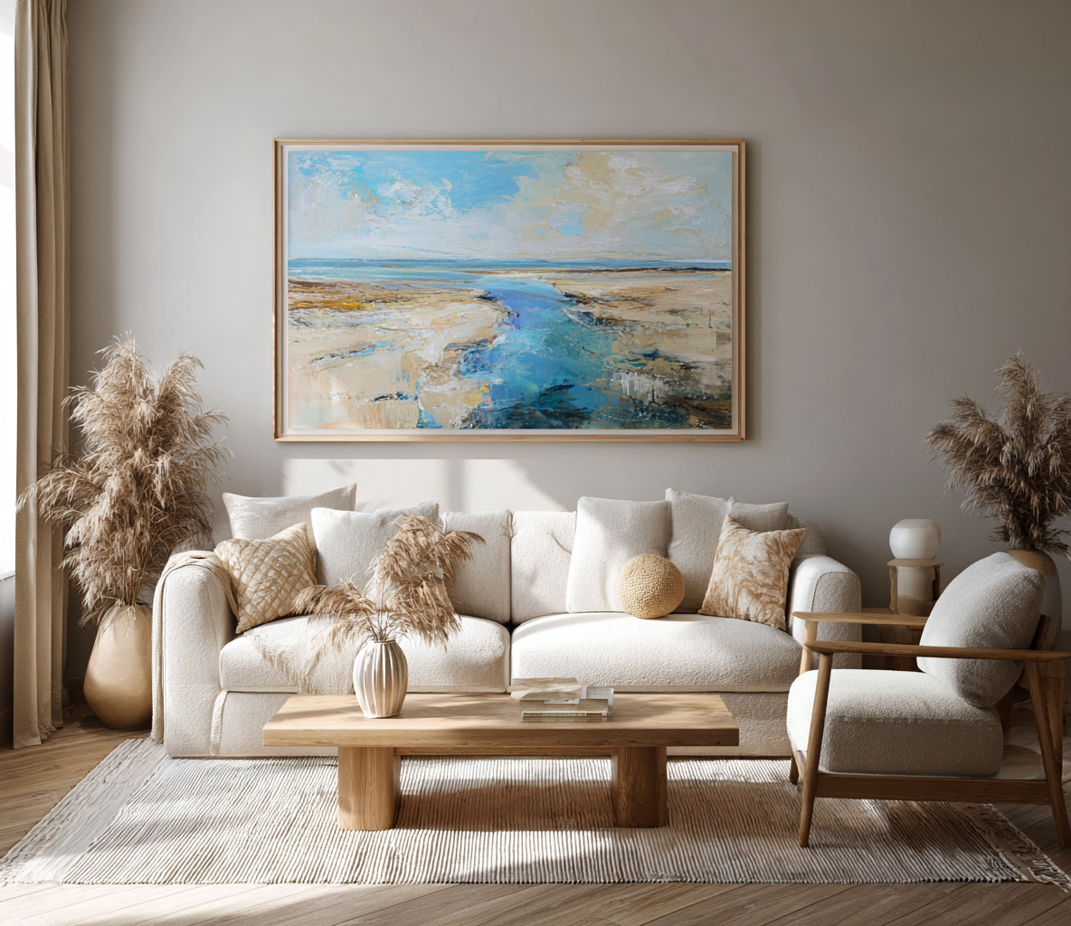 River in the Sea Abstract