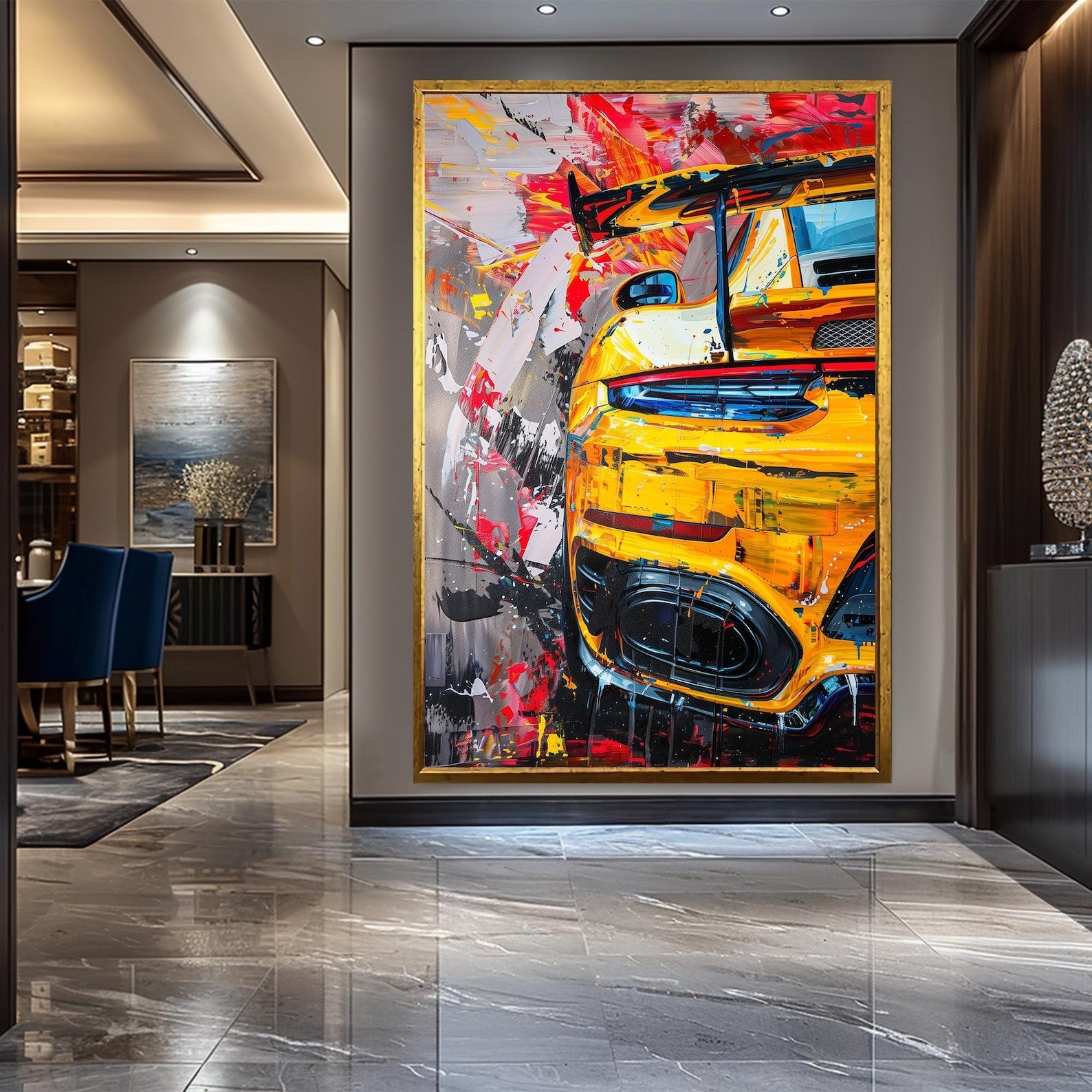 Porsche 911 GT3 drawing