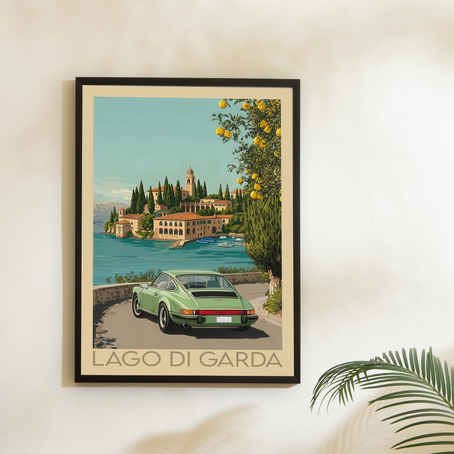 Porsche on Lake Garda