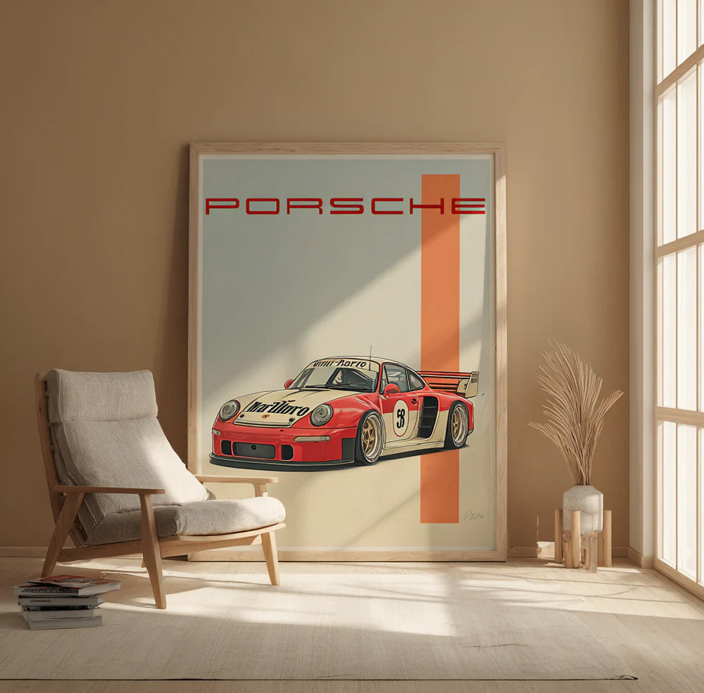 Red Porsche Marlboro