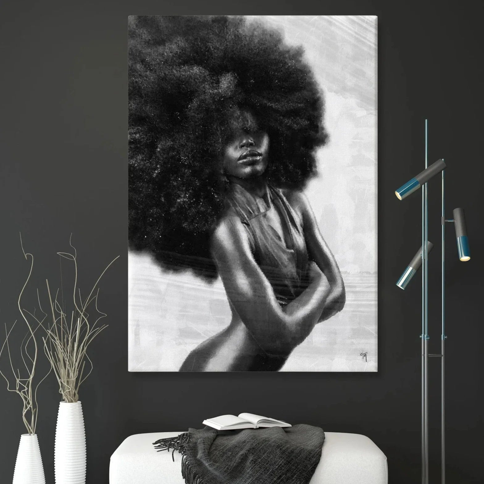 African black and white