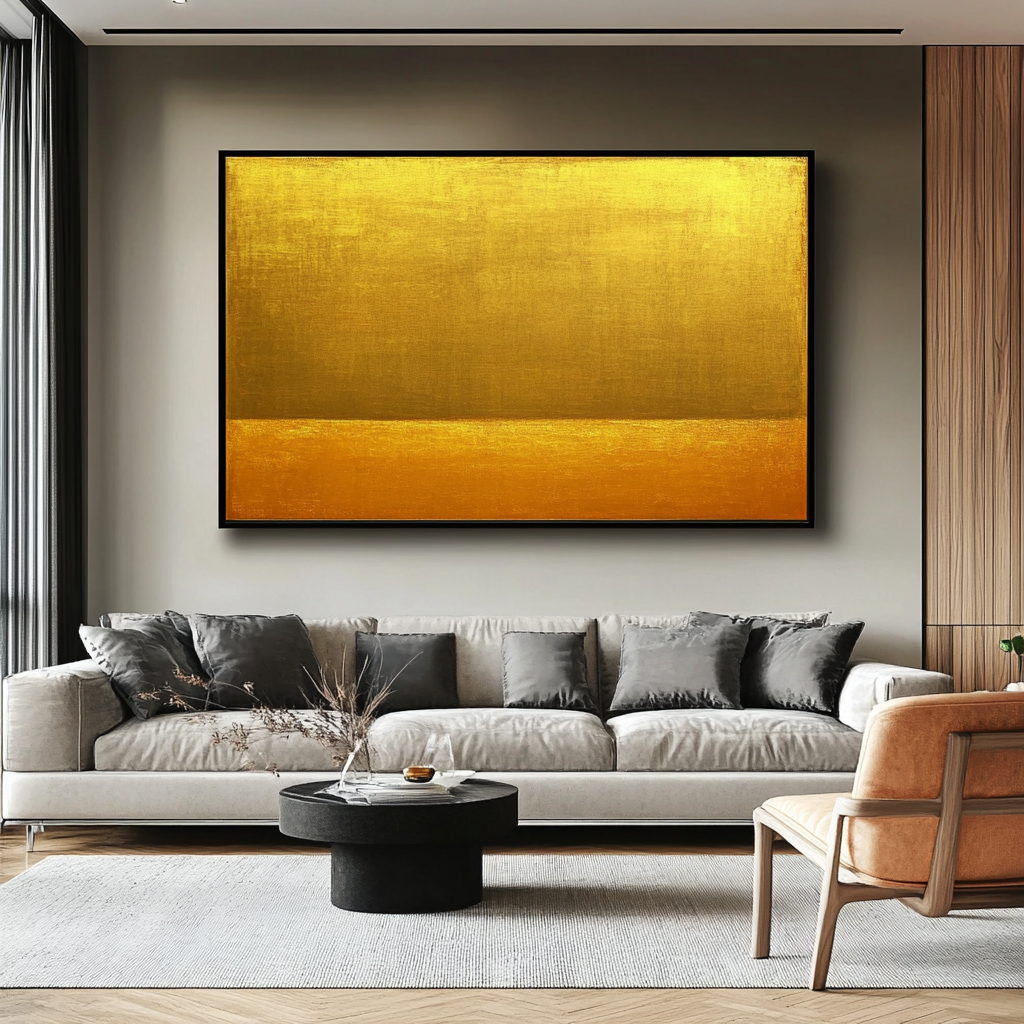 Contrast of Gold - Mark Rothko
