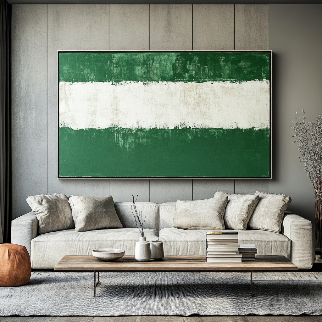 Contrast of Green - Mark Rothko