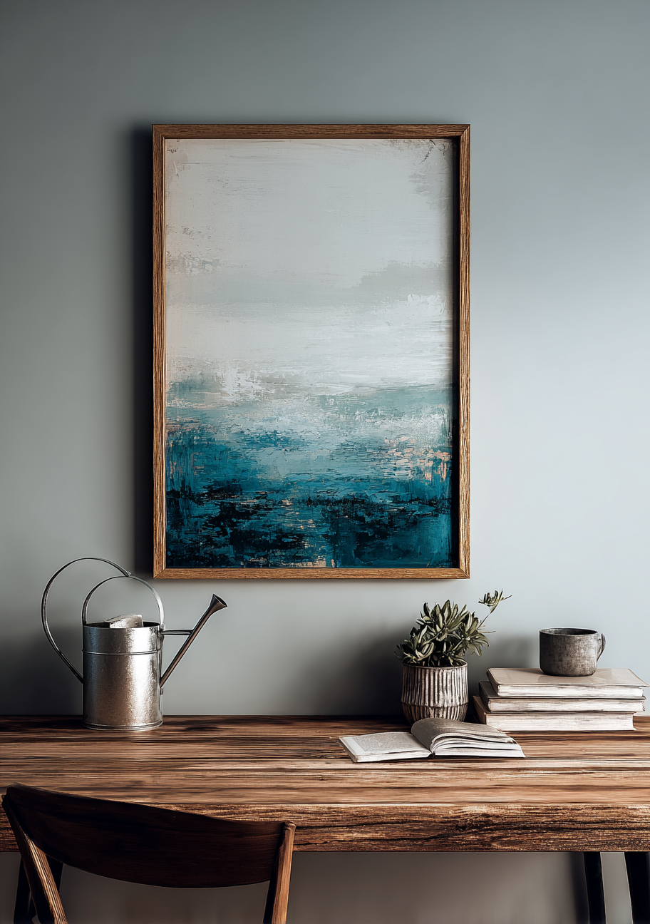 Composition of sea and sky