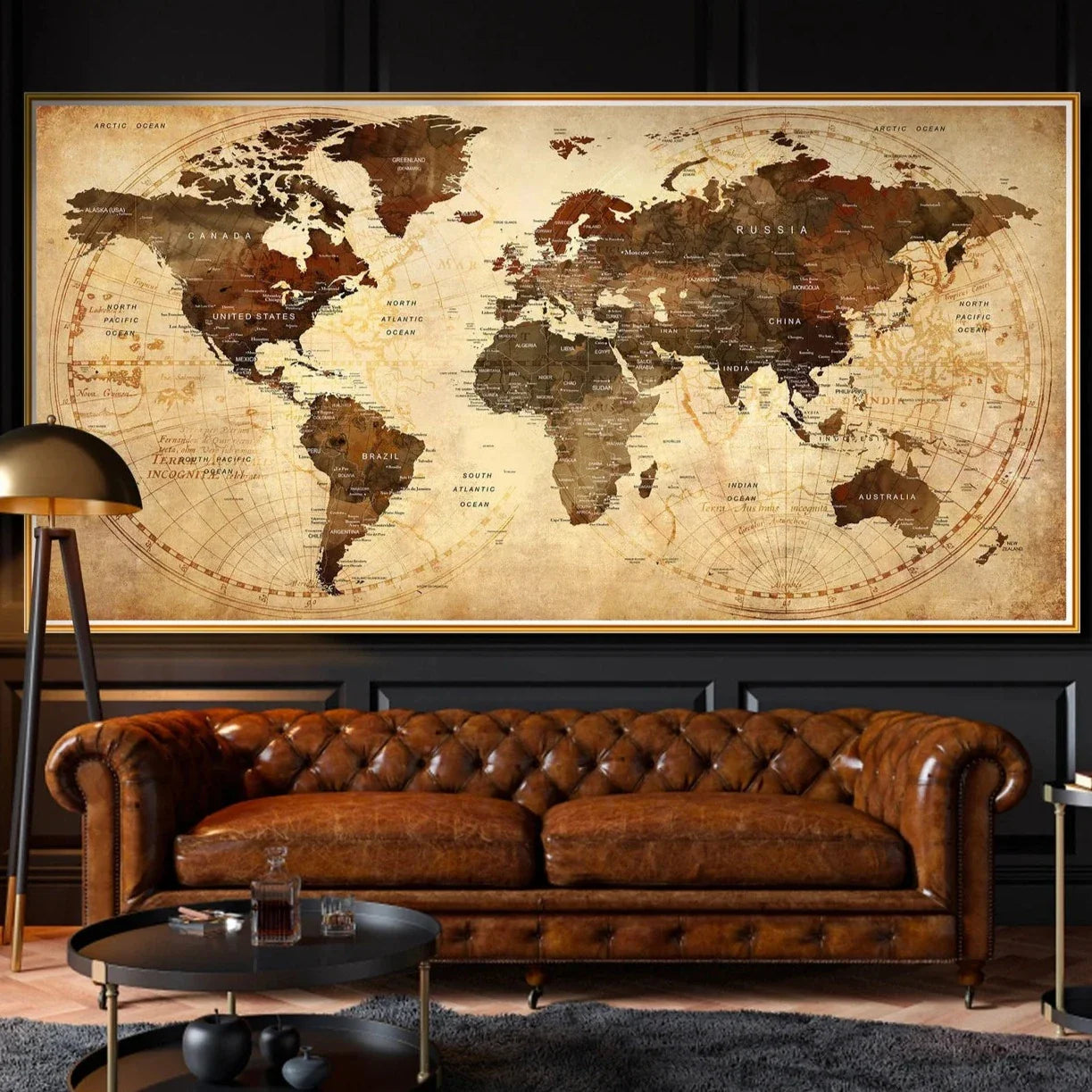Vintage World Map