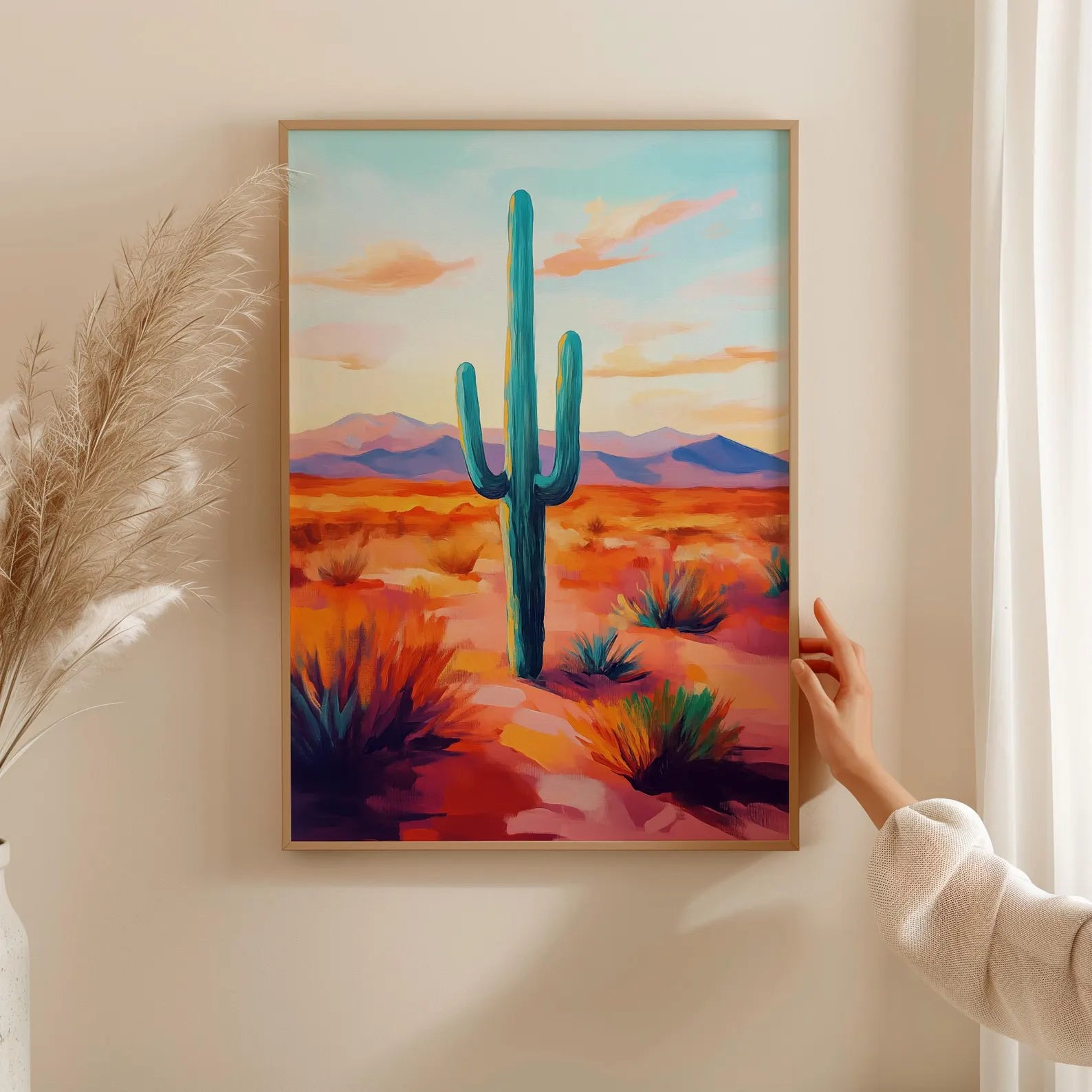Desert with Cactus