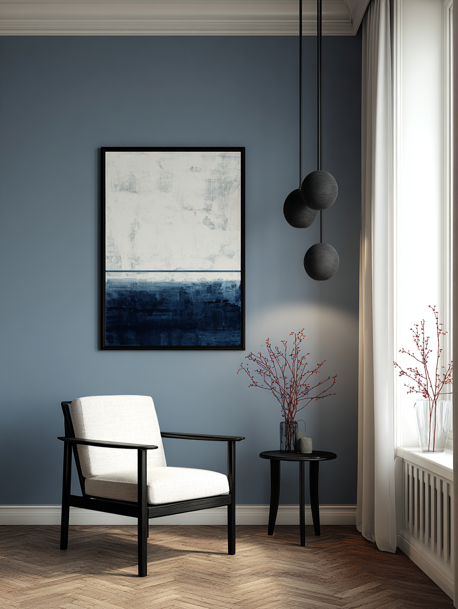 White horizon line