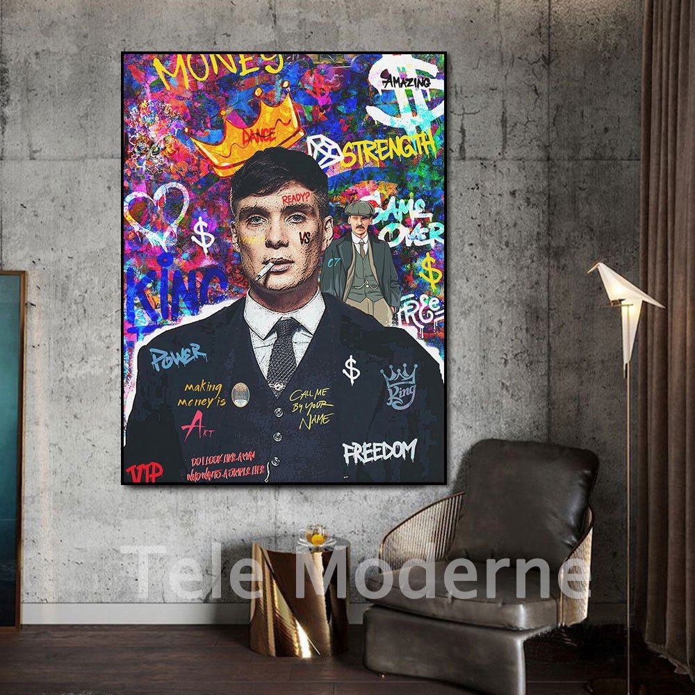 3 x Affiches murales Peaky Blinders. Impressions de haute qualité sur papier toile très épais - Décoration 3 x Affiches murales Peaky Blinders. Impressions de haute qualité sur papier toile très épais - Décoration