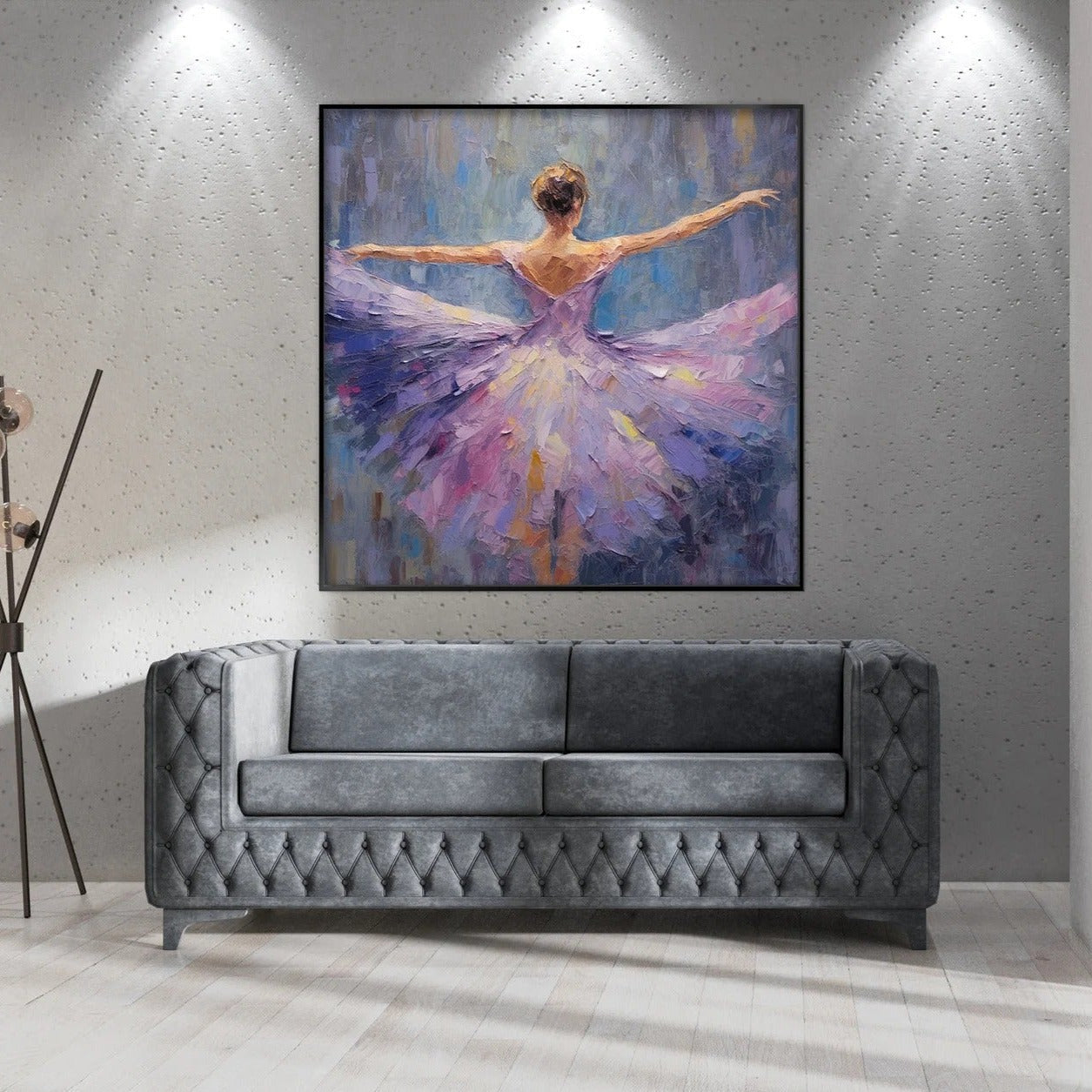 Ballerina in Purple