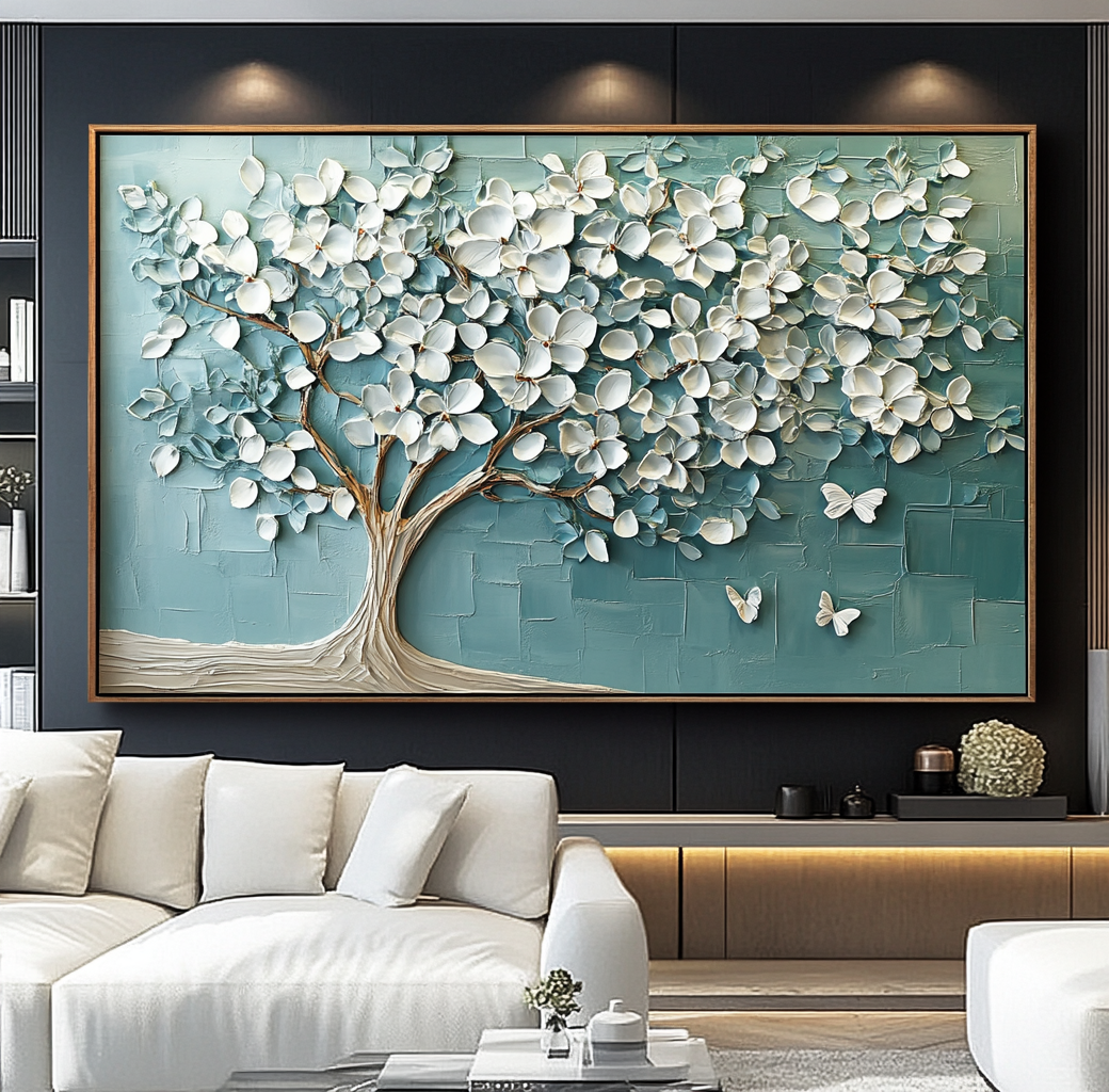Tree in White