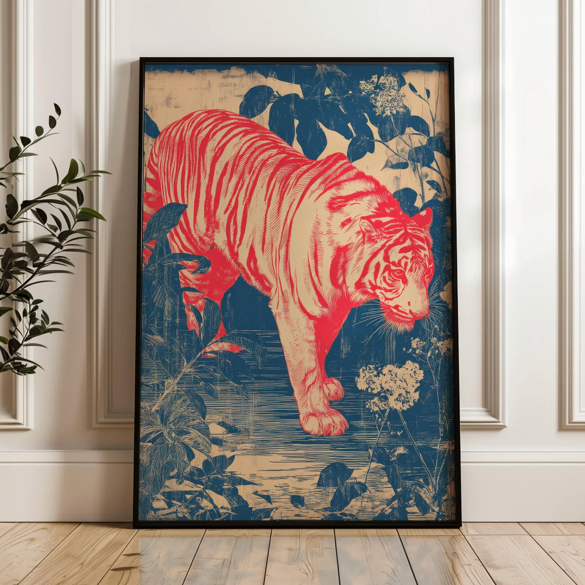 Tiger in Pink