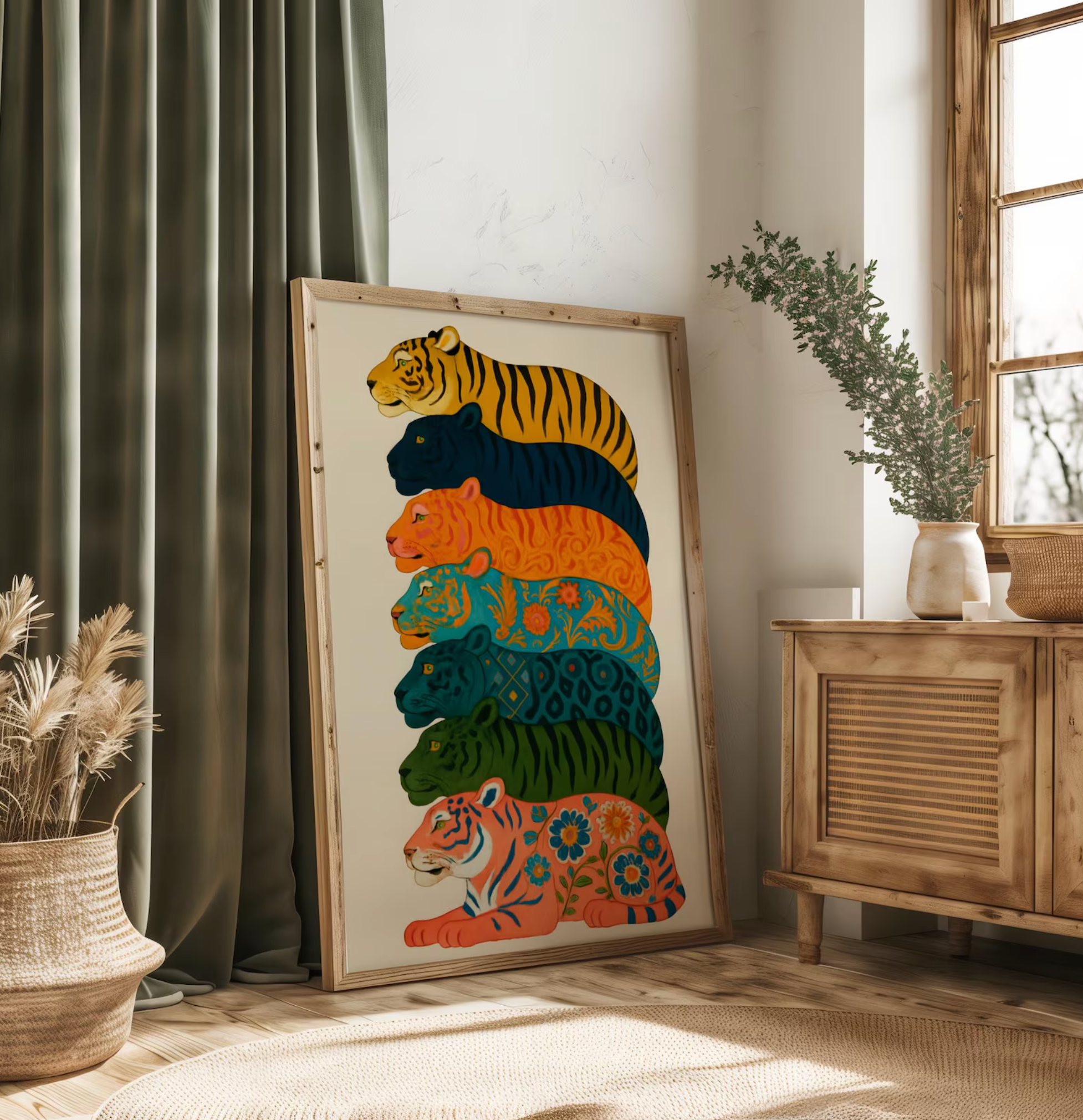 Colorful Tigers