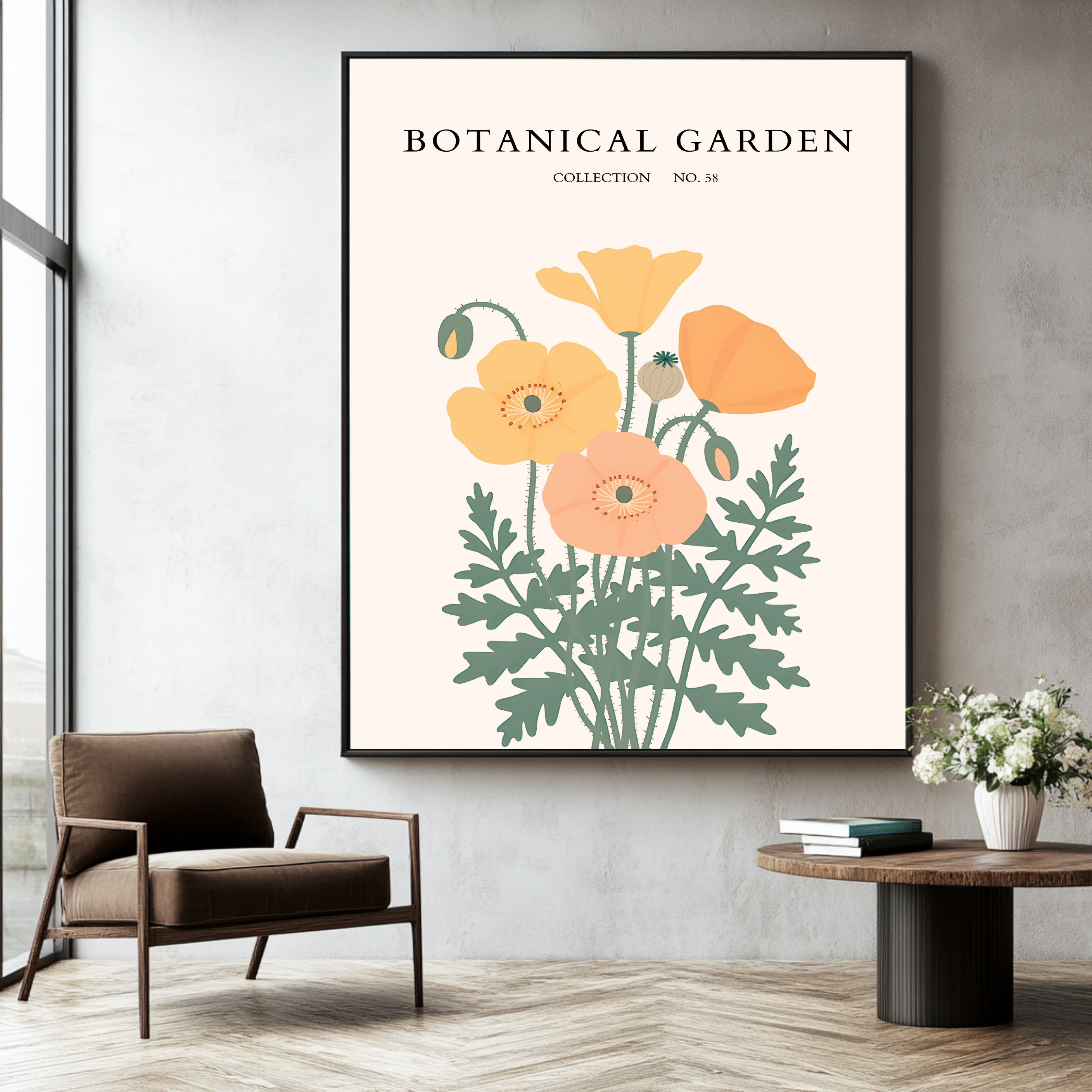 Botanical Garden Poppies Yellow