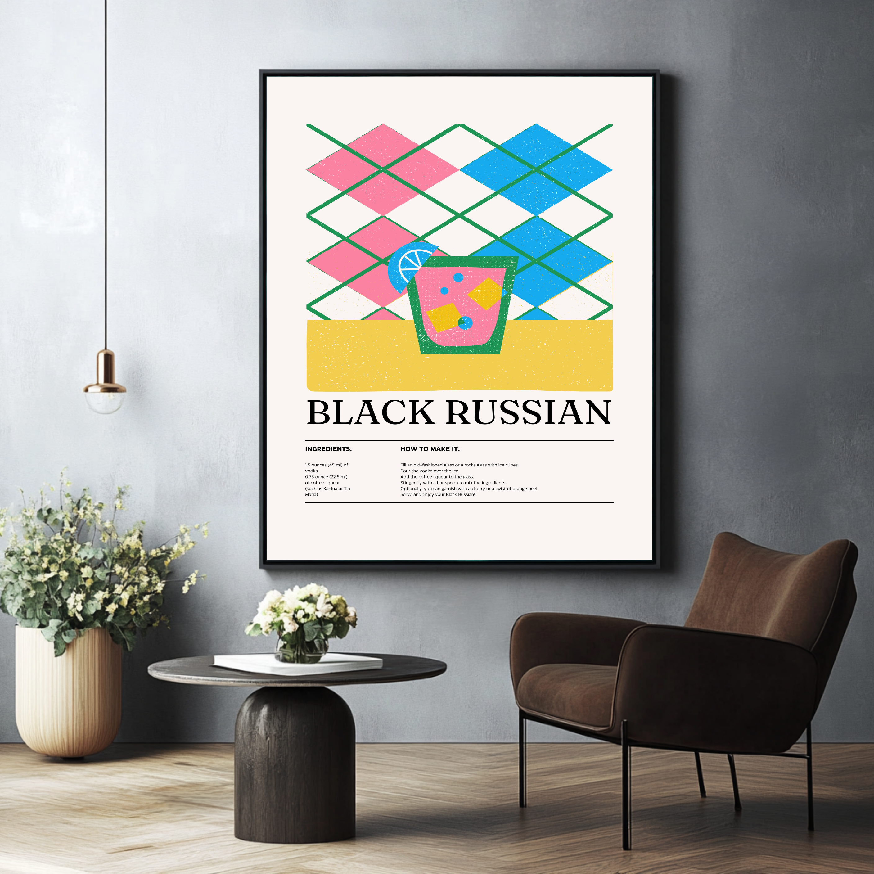 Black Russian Ingredients