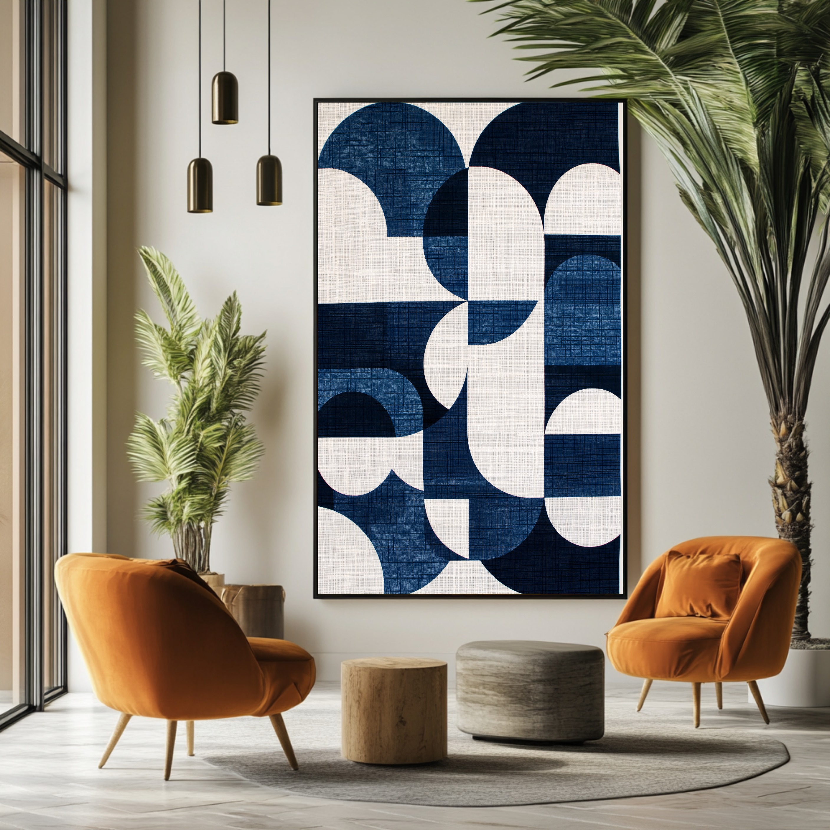 Different Blue Shapes