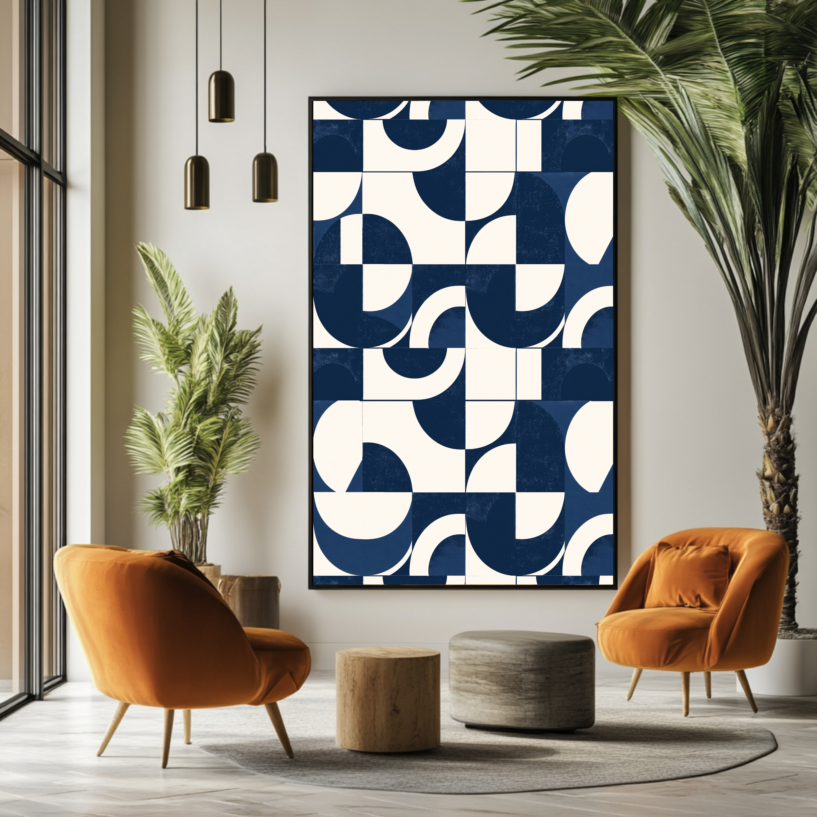 Blue Circular Shapes
