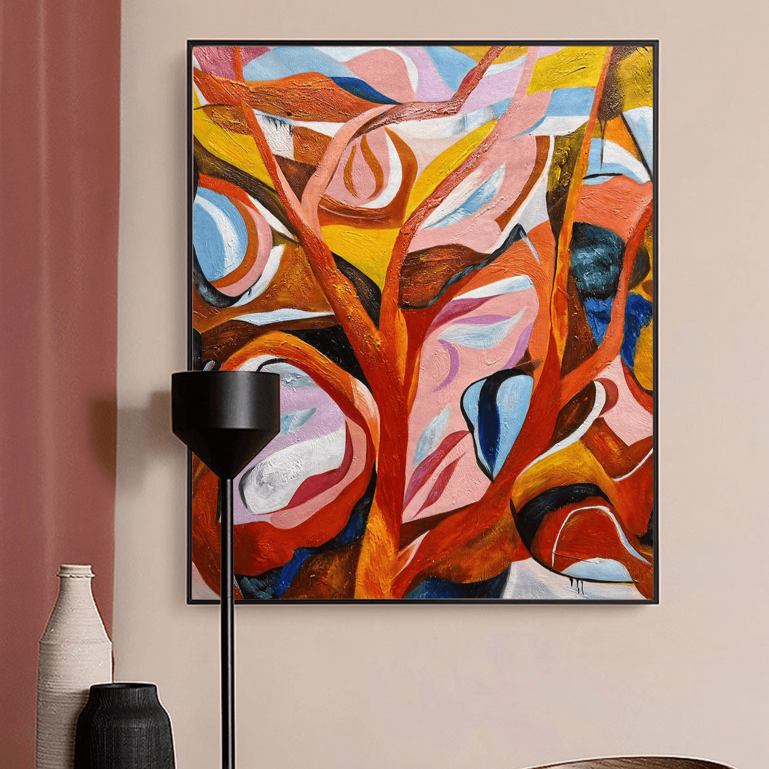 Warm Sinuous Lines