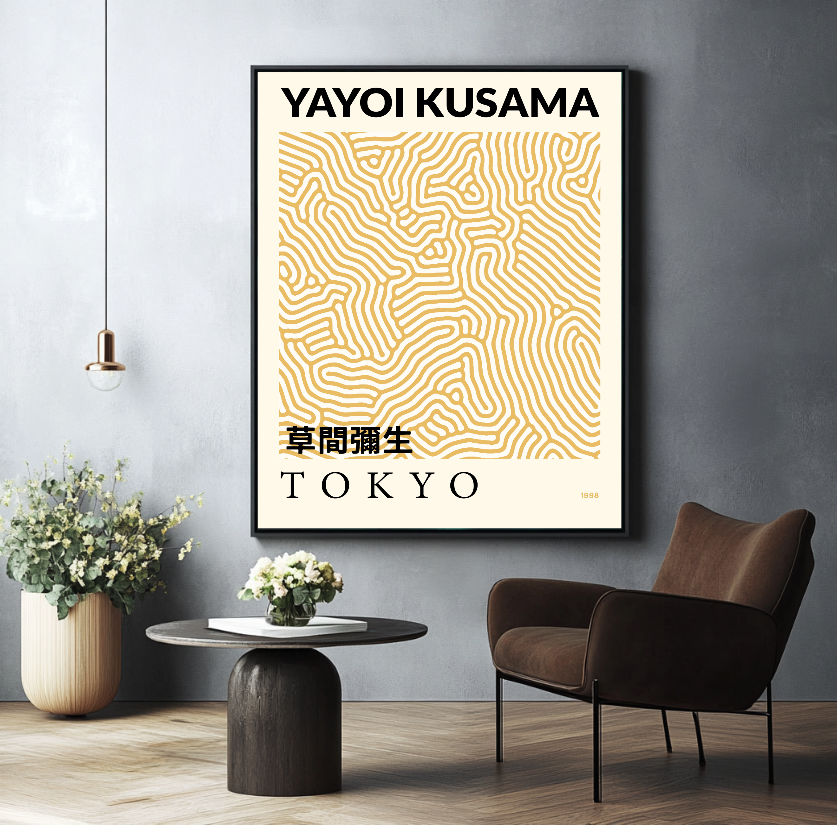 Yayoi Kusama Yellow Weave