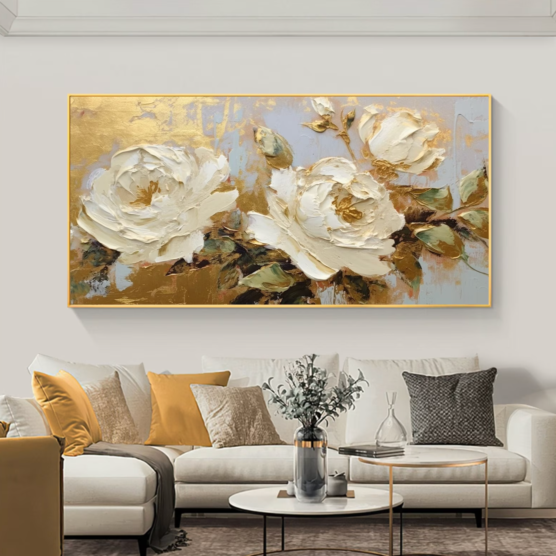 3 golden flowers