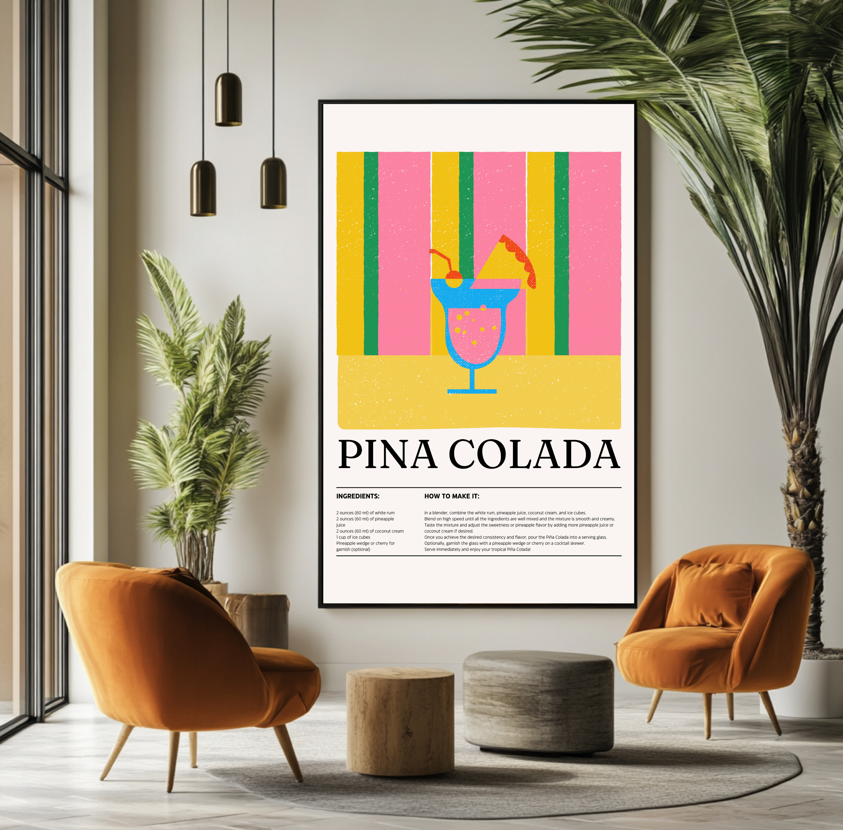 Pina Colada Ingredients