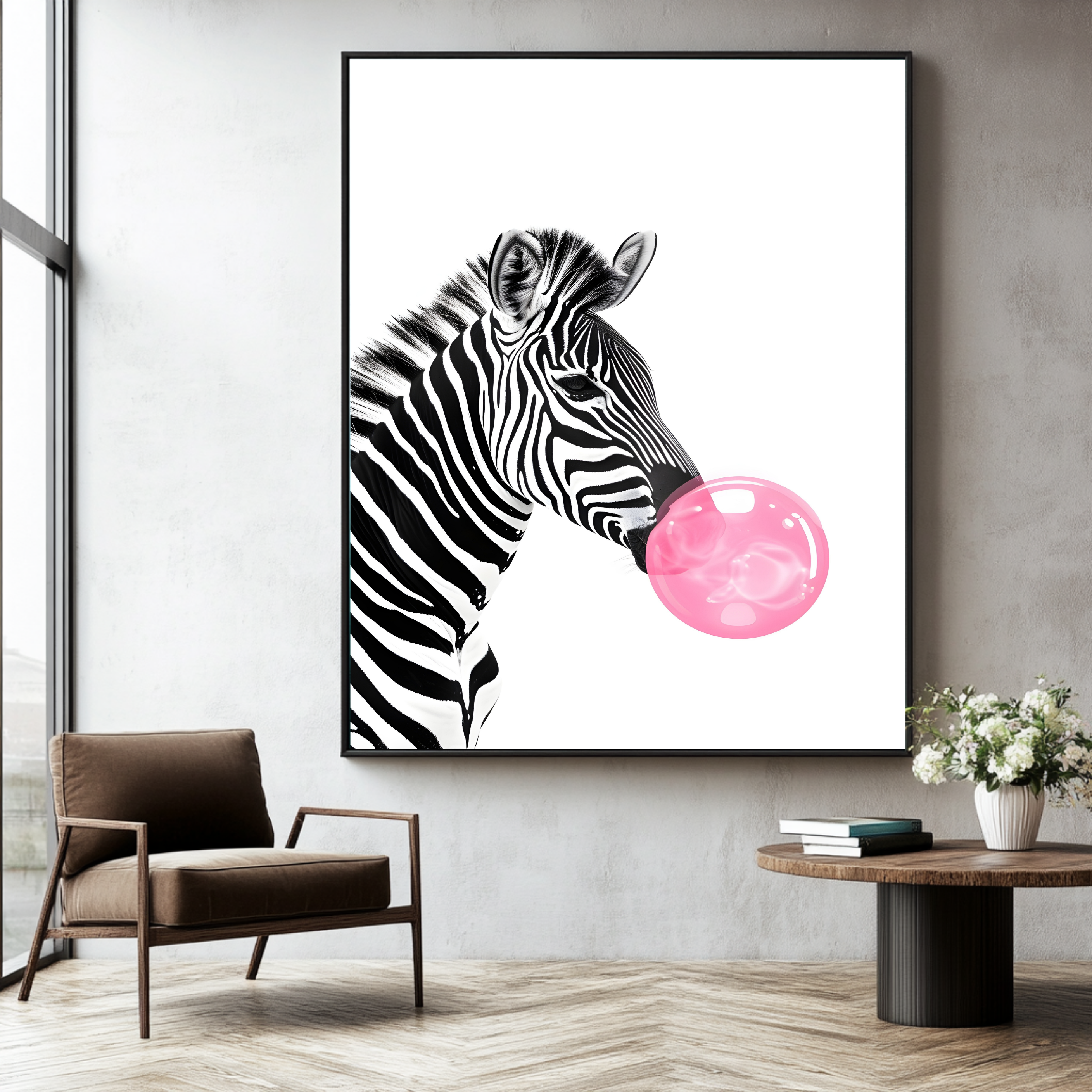Zebra Chewing Gum Pink