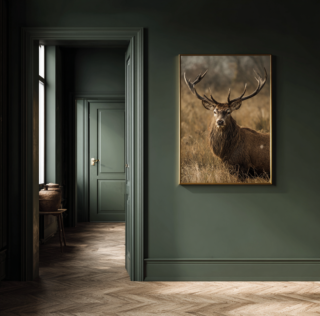 Deer in close-up