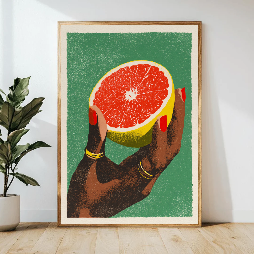 Colored Grapefruit