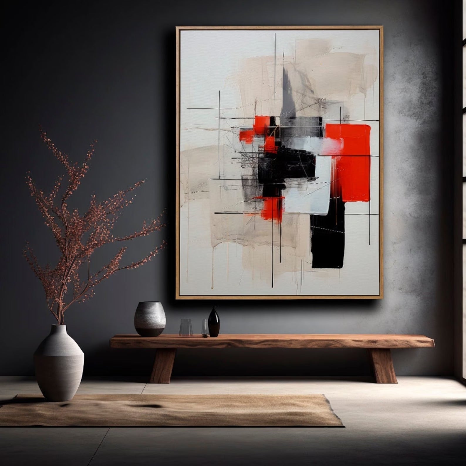 Composition - Red Rectangles
