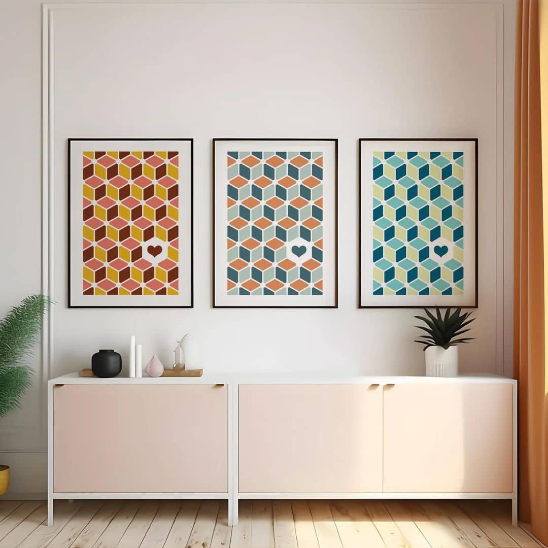 Heart in Order - Set of 3