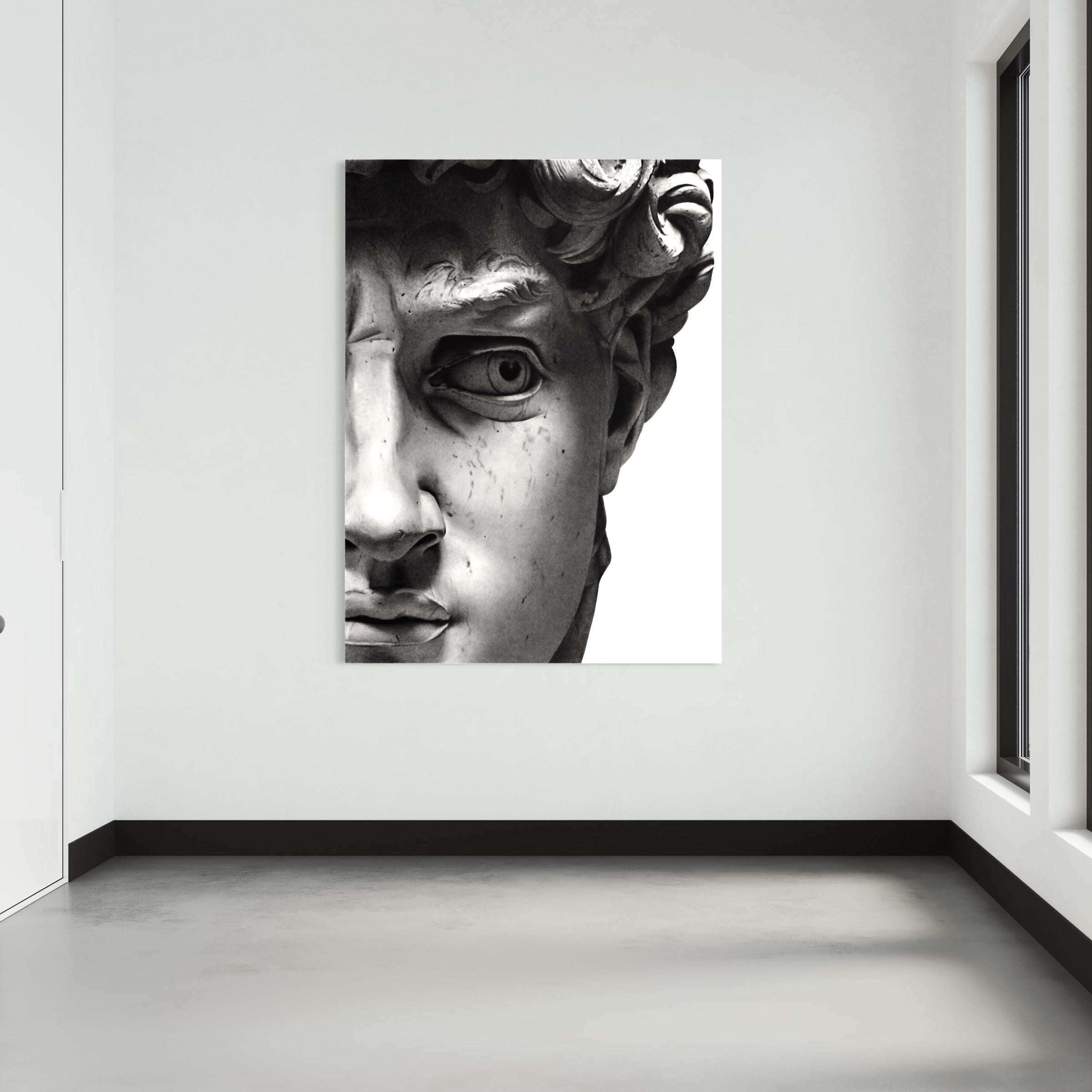 Canvas David by Michelangelo