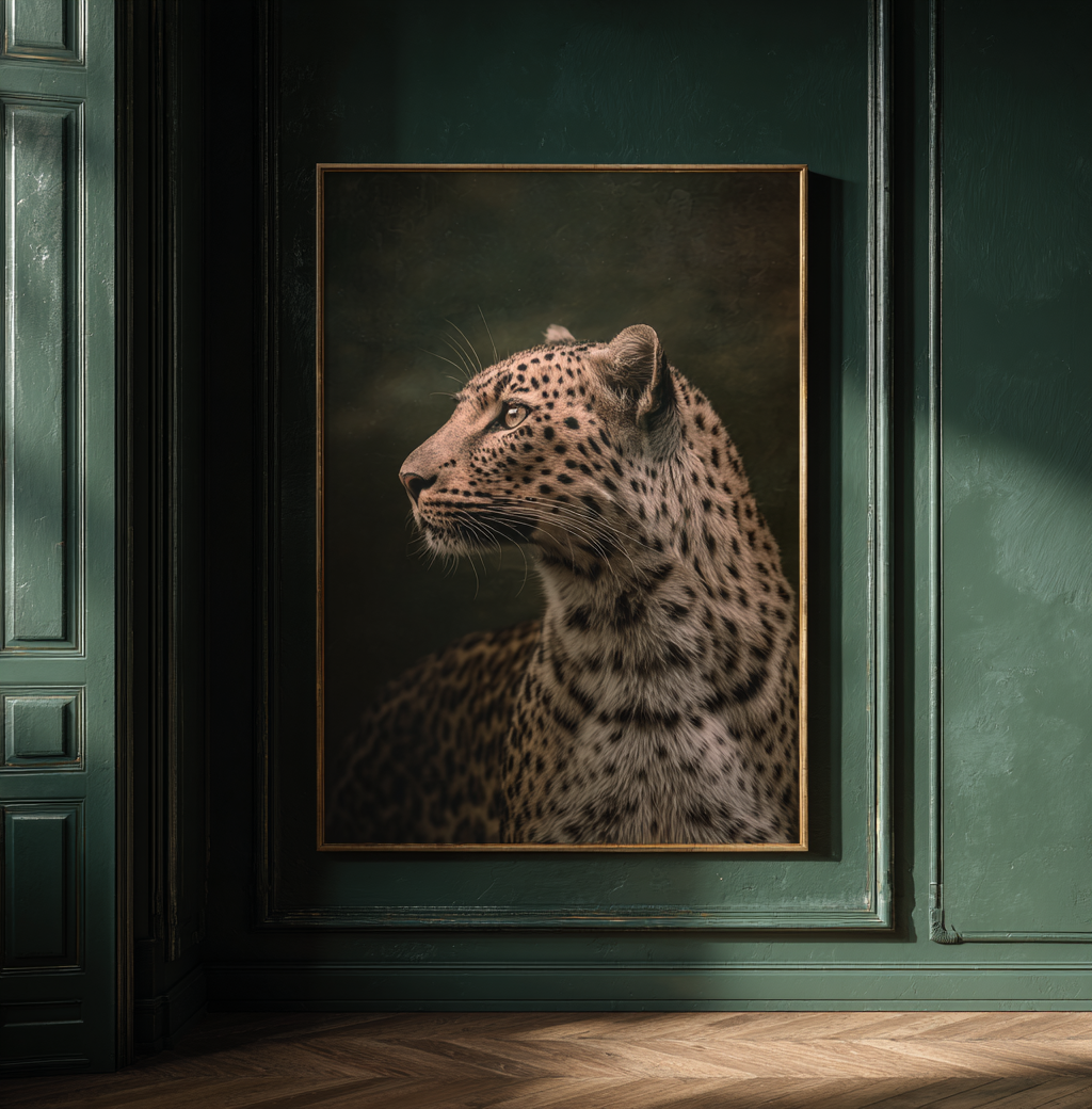 Lurking feline