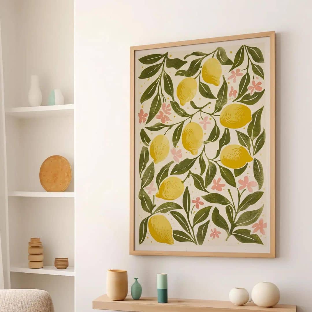 Flowers and lemons