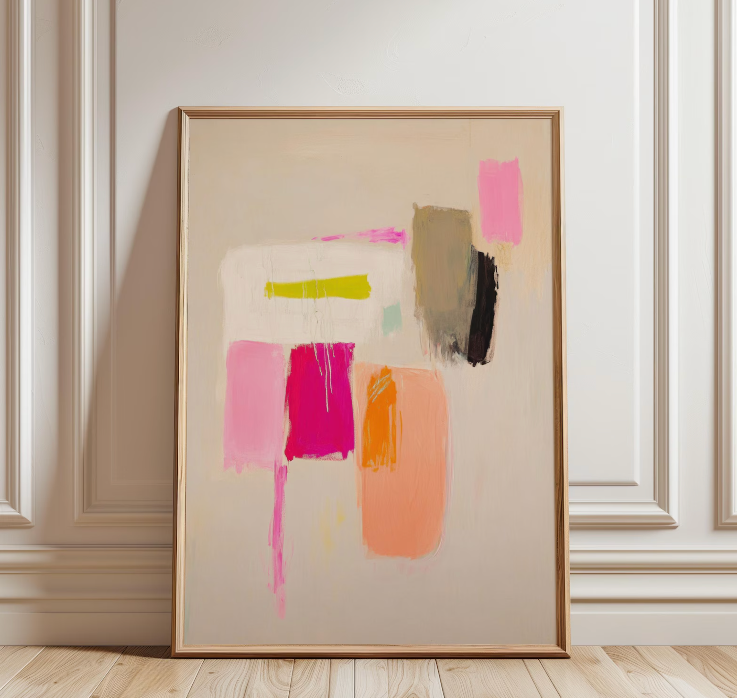 Pink and Orange Shapes