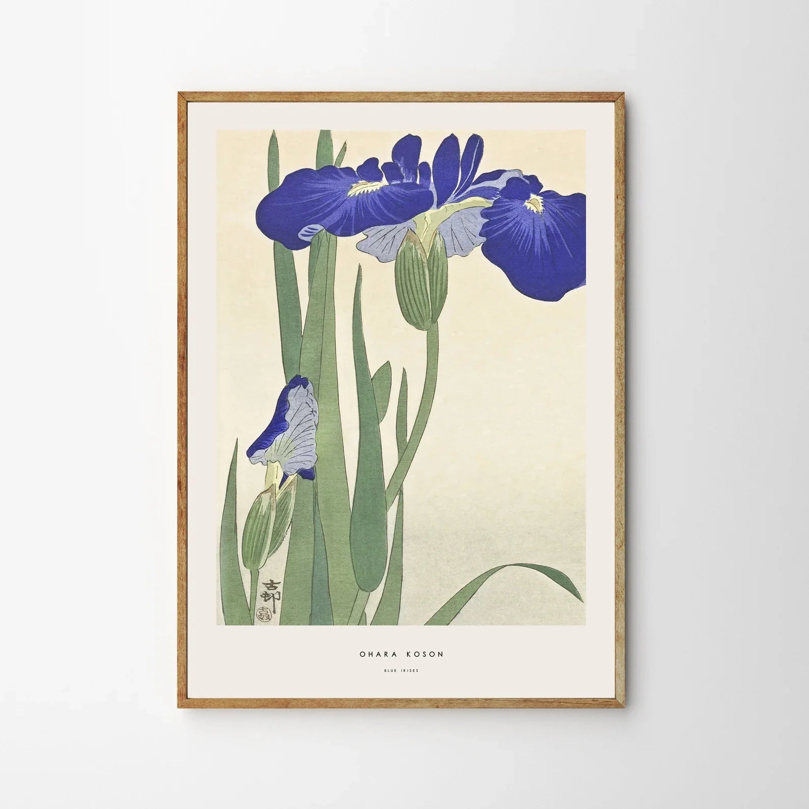 Ohara Koson - Iris Blue
