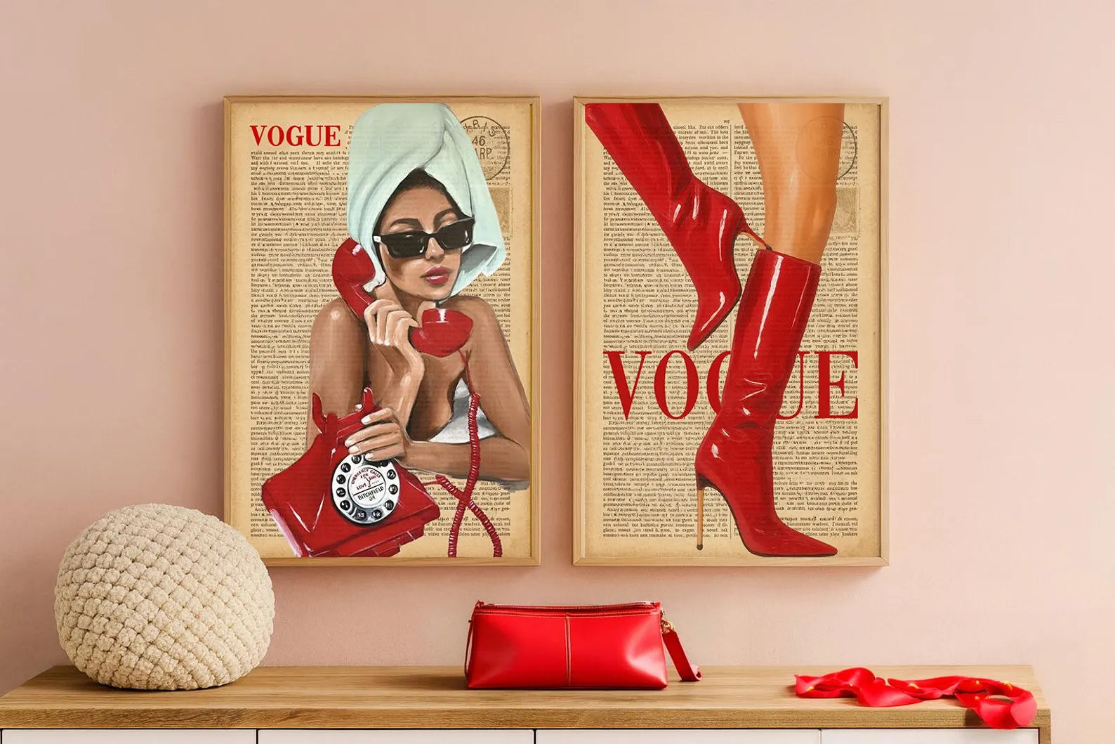 2-PIECE SET - Red Vogue