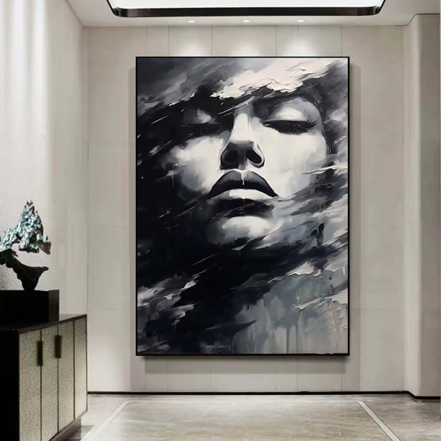 Black and White Face