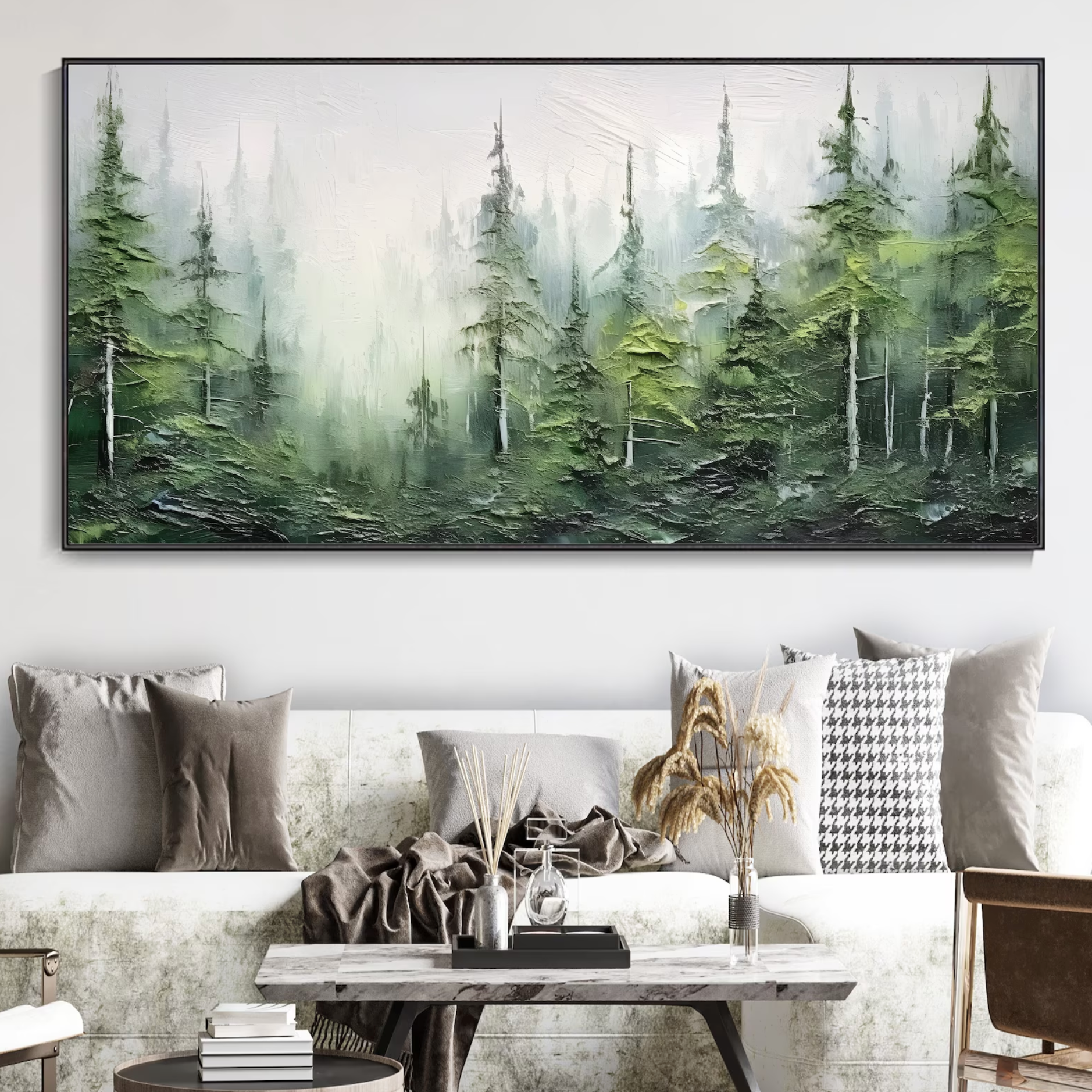 Foggy forest