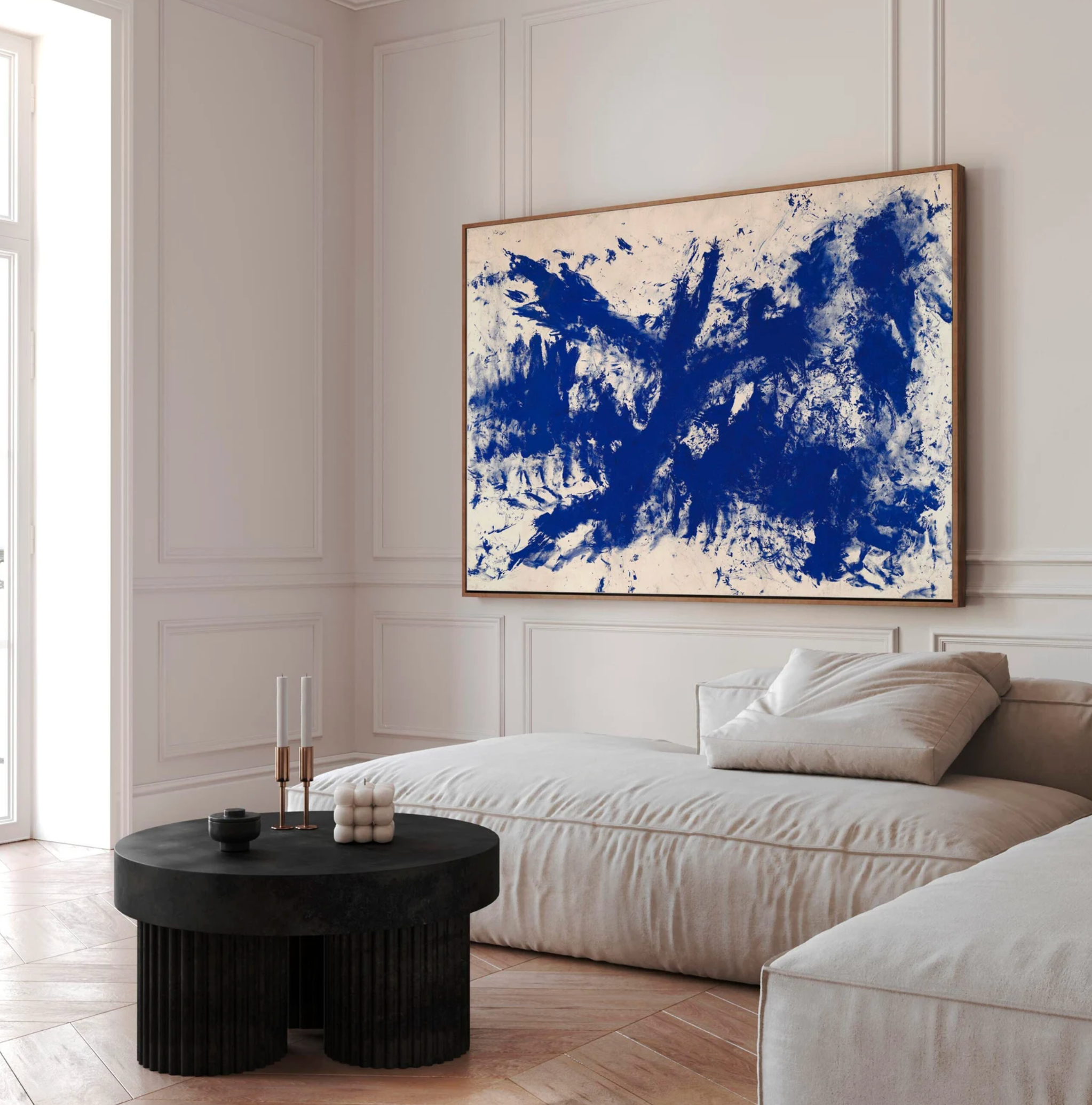 Splash of blue