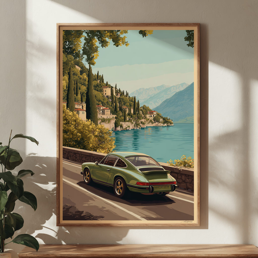 Scenic Drive in a Porsche
