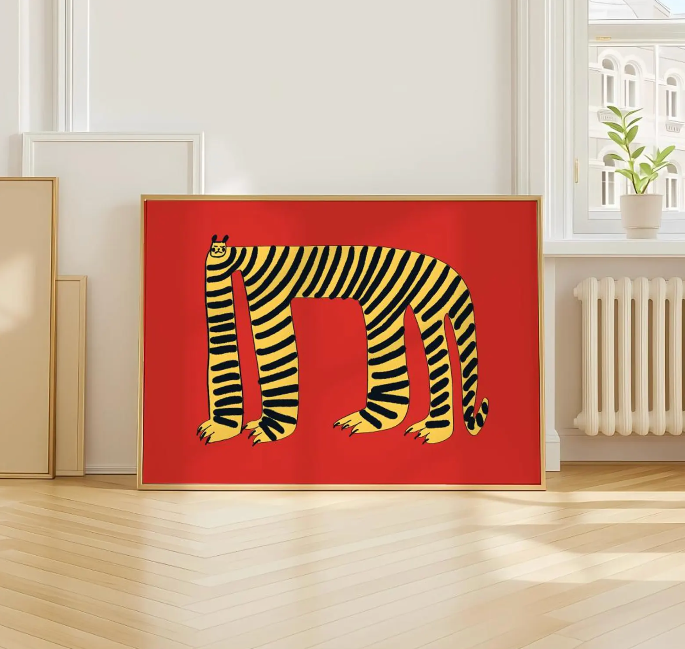 Tiger in Red