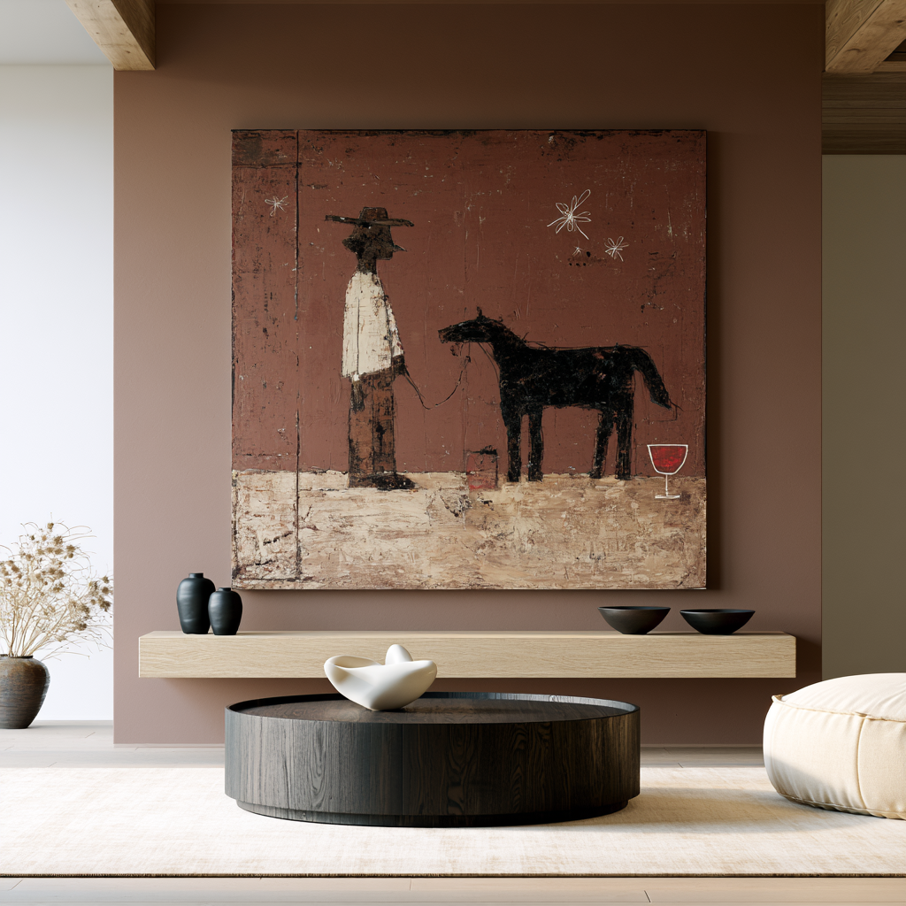 Man, Horse, Horizon