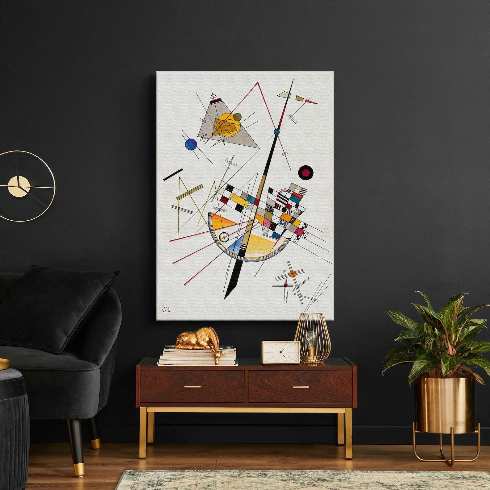 Wassily Kandinsky Delicate Tension No 85