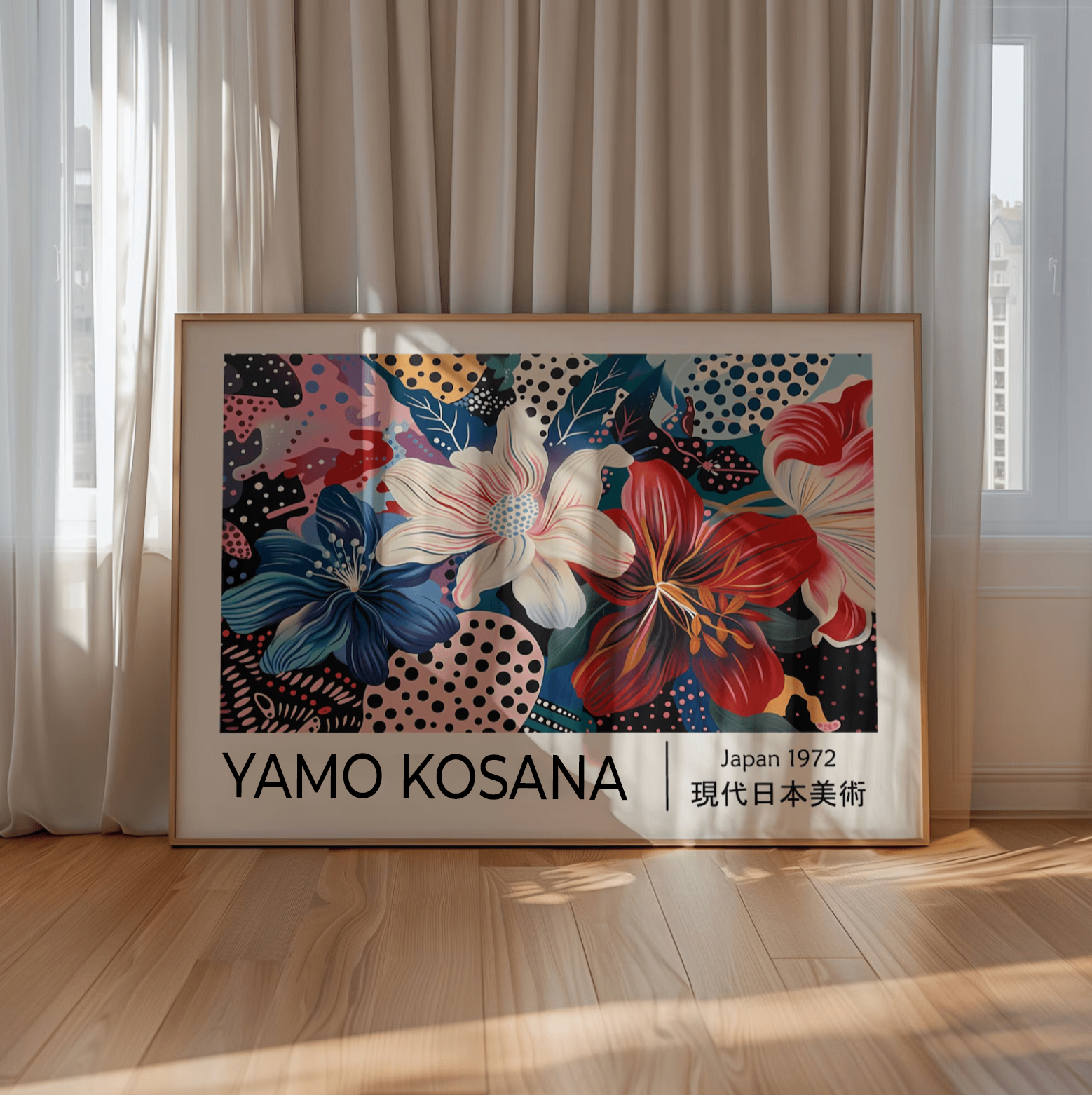 Yamo Kosana, tropical flowers