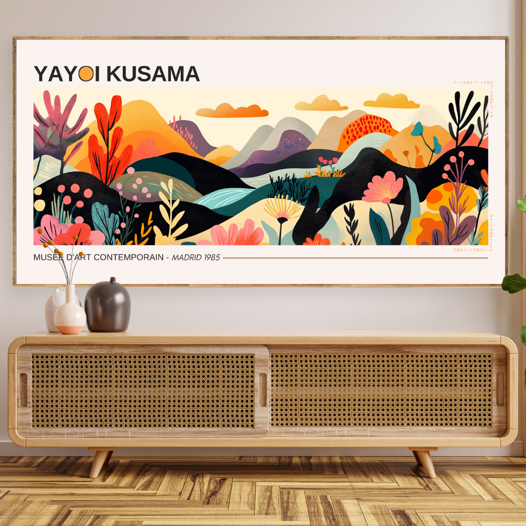 Yayoi Kusama - Hills and Flowers