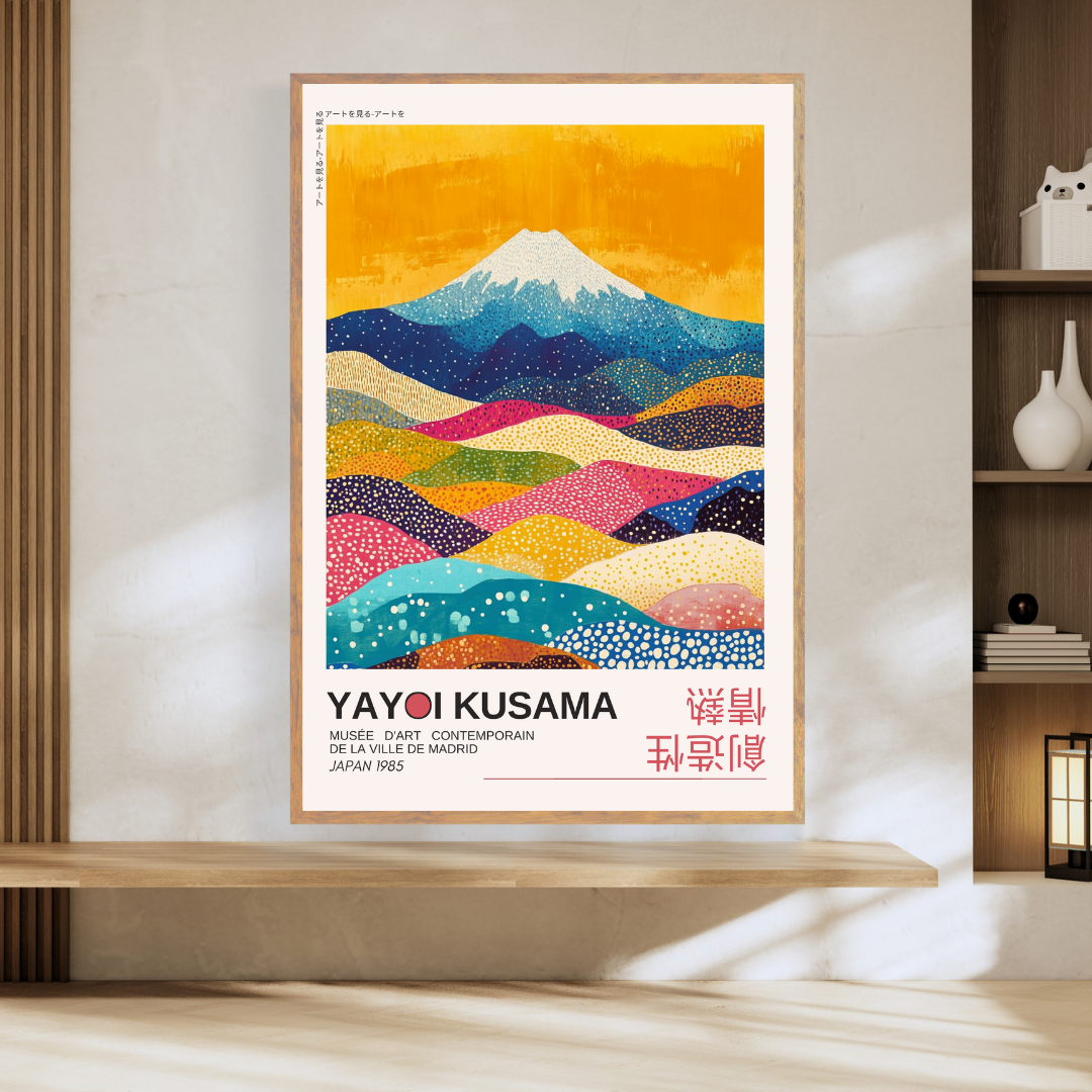 Yayoi Kusama - Fuji and Montain