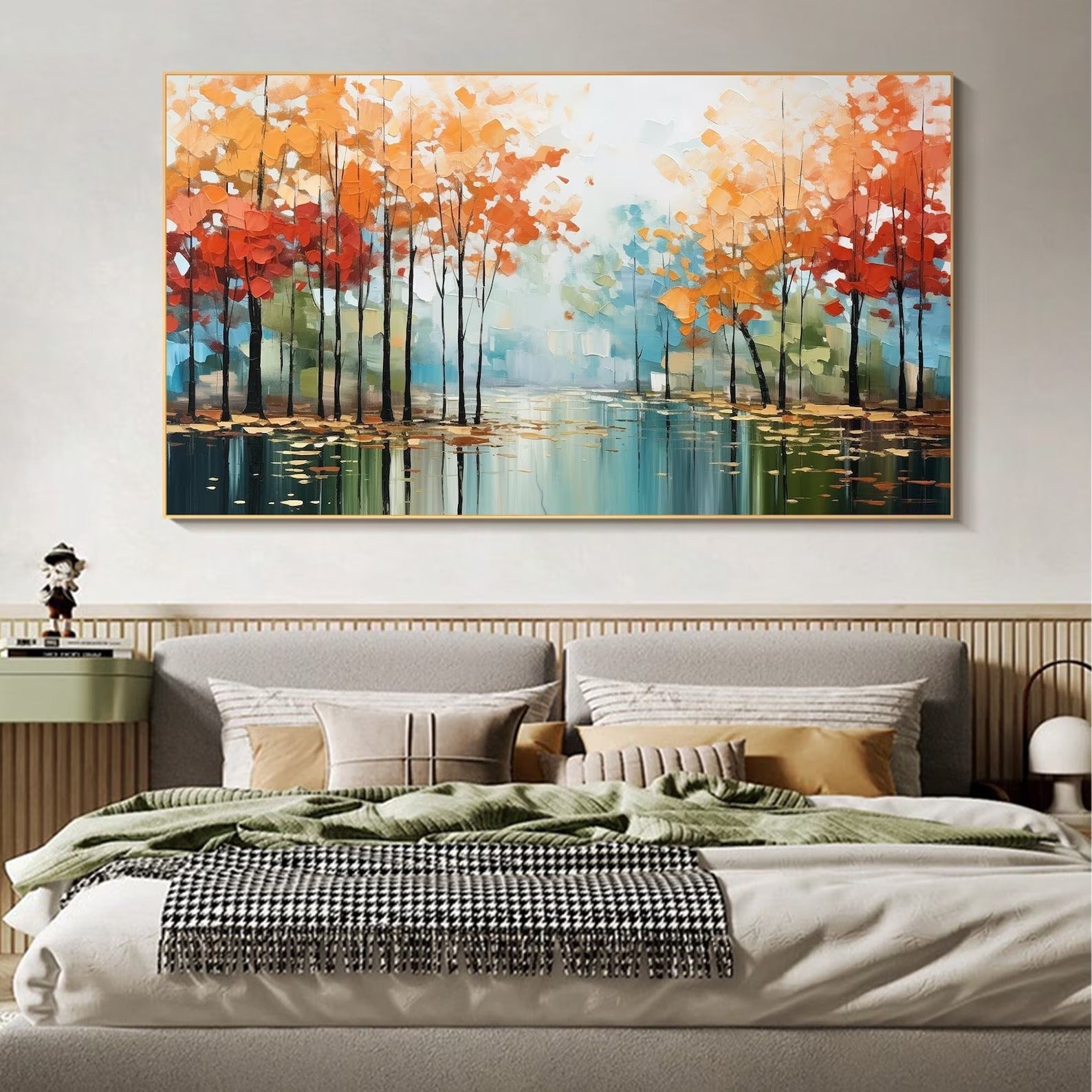 Red maples in autumn