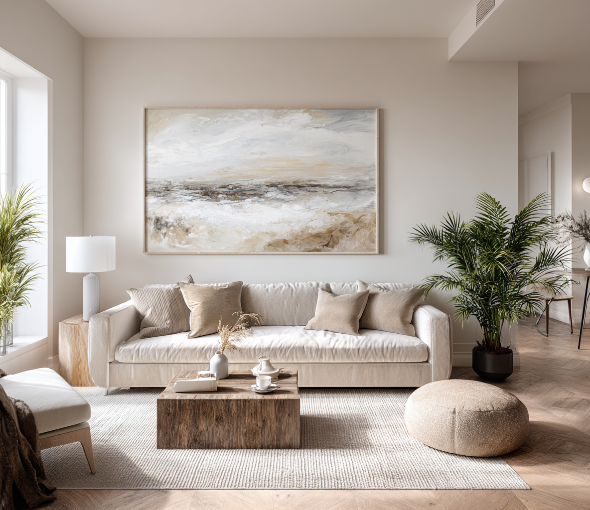 Abstract Hills and Clouds