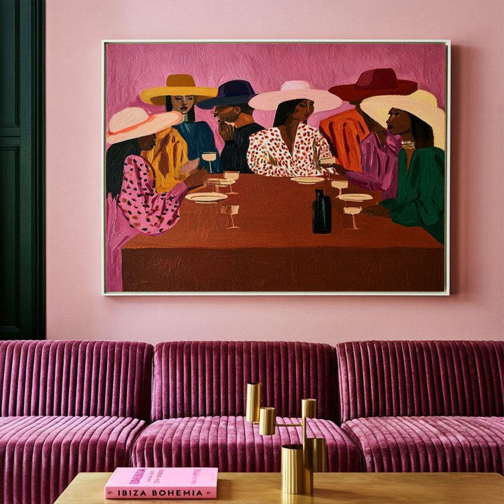 Modern Pink Symphony